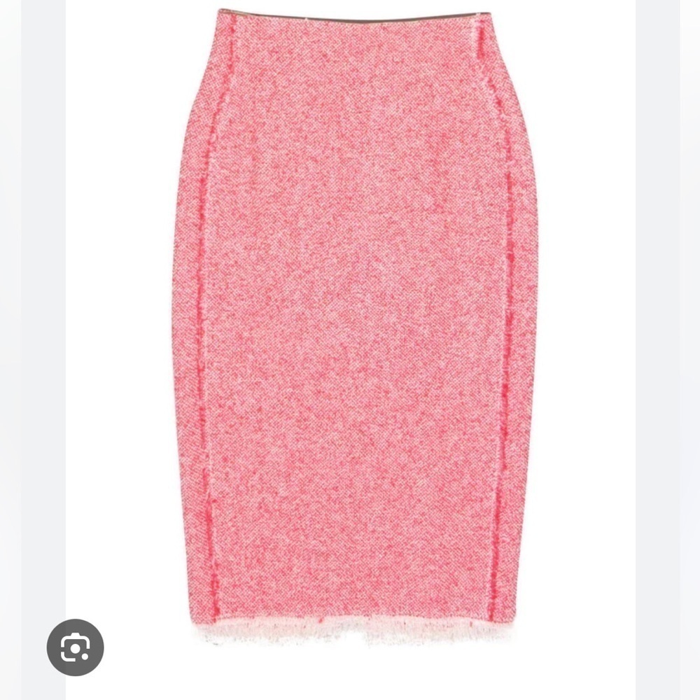 Rebecca Taylor pink tweed midi pencil skirt . Size 4. Very good condition